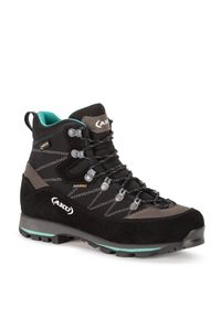 Aku - Buty górskie damskie AKU Trekker Lite III Wide GTX. Kolor: czarny. Materiał: zamsz