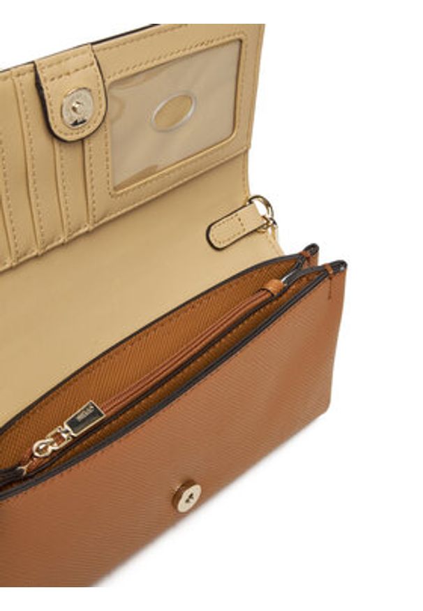 Guess Torebka Noelle II Mini HWZG96 72750 Brązowy. Kolor: brązowy. Materiał: skórzane