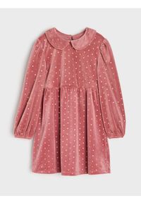 Sinsay - Sukienka babydoll - różowy. Kolor: różowy