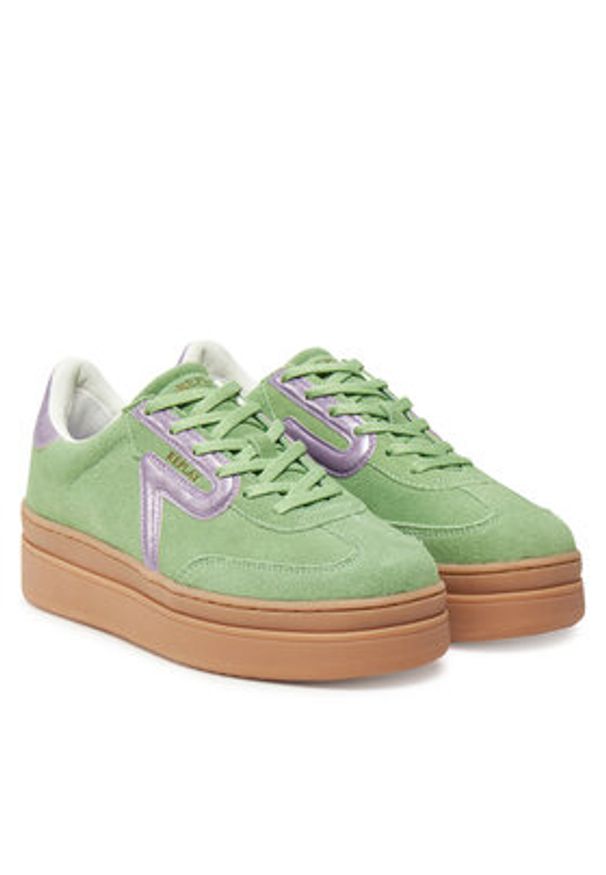 Replay - REPLAY Sneakersy GWZ6O .000.C0004L Zielony. Kolor: zielony. Materiał: skóra