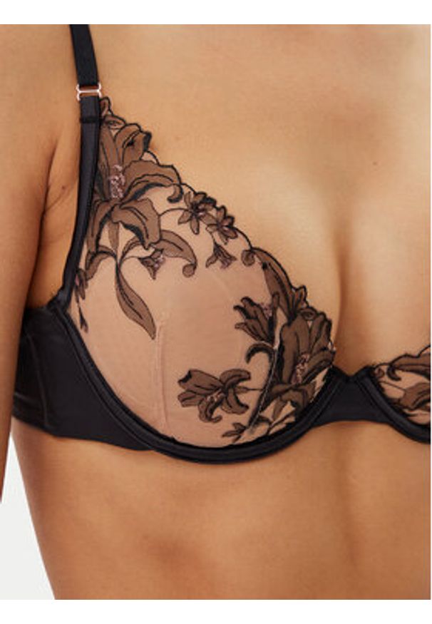 Hunkemöller Biustonosz z fiszbiną Anouk 300950 Czarny. Kolor: czarny. Materiał: syntetyk