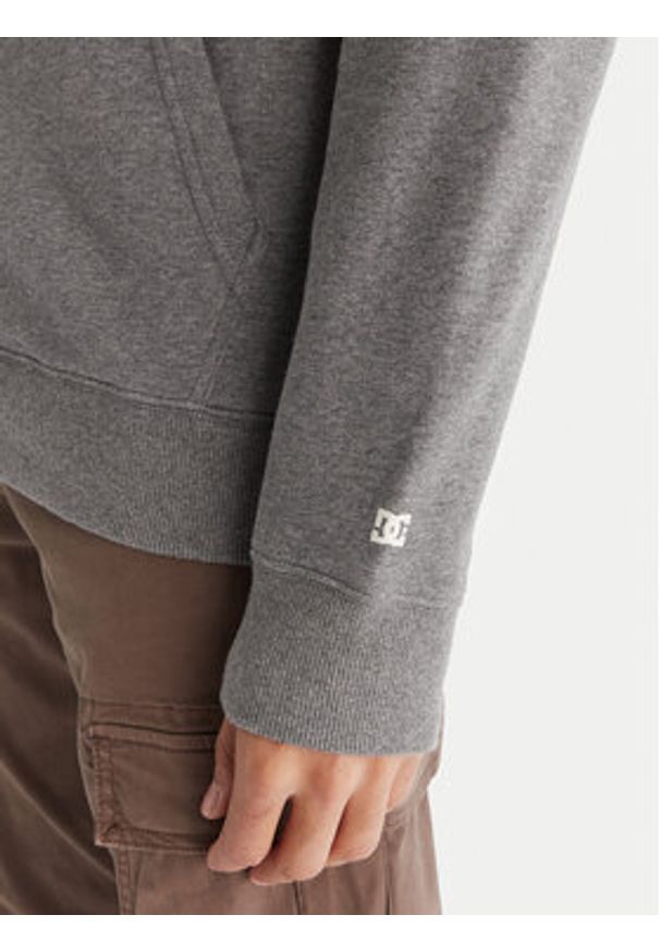 DC Shoes Bluza Baseline ADYFT03389 Szary Regular Fit. Kolor: szary. Materiał: bawełna