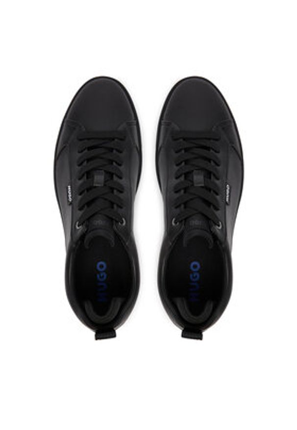 Hugo - HUGO Sneakersy Morrie 50558226 Czarny. Kolor: czarny. Materiał: skóra
