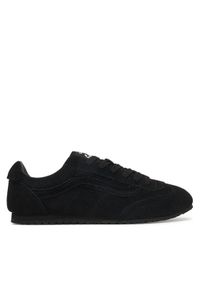 Vans Sneakersy Super Lowpro VN000E89BKA1 Czarny. Kolor: czarny. Materiał: skóra, zamsz #1