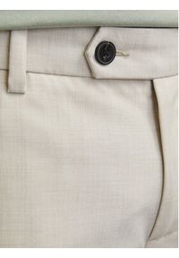 Jack & Jones - Jack&Jones Chinosy Marco 12193553 Beżowy Slim Fit. Kolor: beżowy. Materiał: syntetyk #8