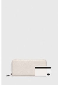 United Colors of Benetton portfel damski kolor beżowy. Kolor: beżowy #4