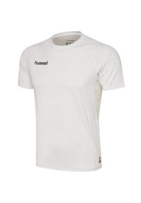 Koszulka termoaktywna dla dorosłych Hummel First Performance Jersey S/S. Kolor: biały. Materiał: jersey #1