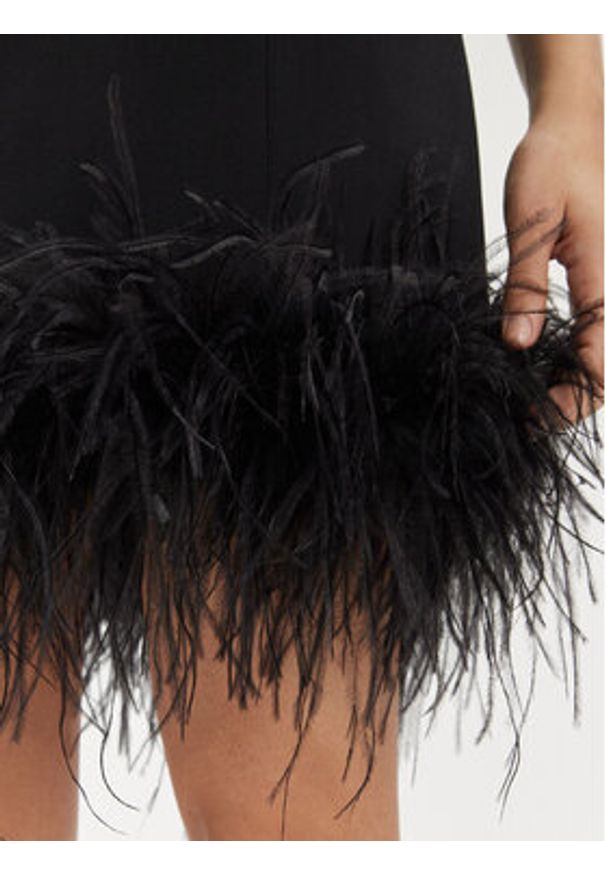 MICHAEL Michael Kors Sukienka koktajlowa MH381UZ3GZ Czarny Slim Fit. Kolor: czarny. Materiał: syntetyk. Styl: wizytowy