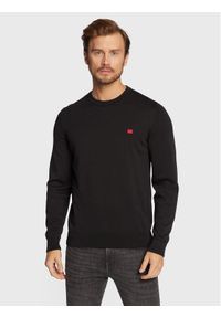 Sweter Hugo. Kolor: czarny. Materiał: bawełna #1