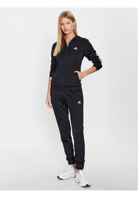 Adidas - adidas Dres Linear HZ2258 Czarny Regular Fit. Kolor: czarny. Materiał: syntetyk