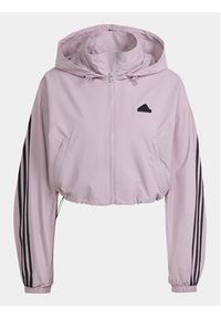 Adidas - adidas Kurtka przejściowa Future Icons 3-Stripes IP1573 Fioletowy Loose Fit. Kolor: fioletowy. Materiał: syntetyk #5