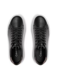 Calvin Klein Sneakersy Raised Cupsole Lace Up Luminous HW0HW01997 Czarny. Kolor: czarny. Materiał: skóra #4