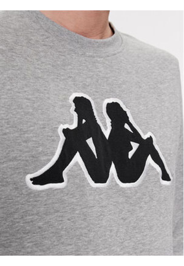 Kappa Bluza Airvit 3032BZ0 Szary Regular Fit. Kolor: szary. Materiał: bawełna