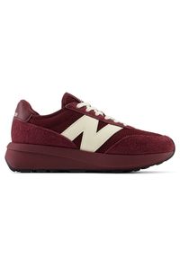 Buty unisex New Balance U370PA – bordowe. Kolor: czerwony. Materiał: skóra, zamsz. Szerokość cholewki: normalna. Sezon: lato #1