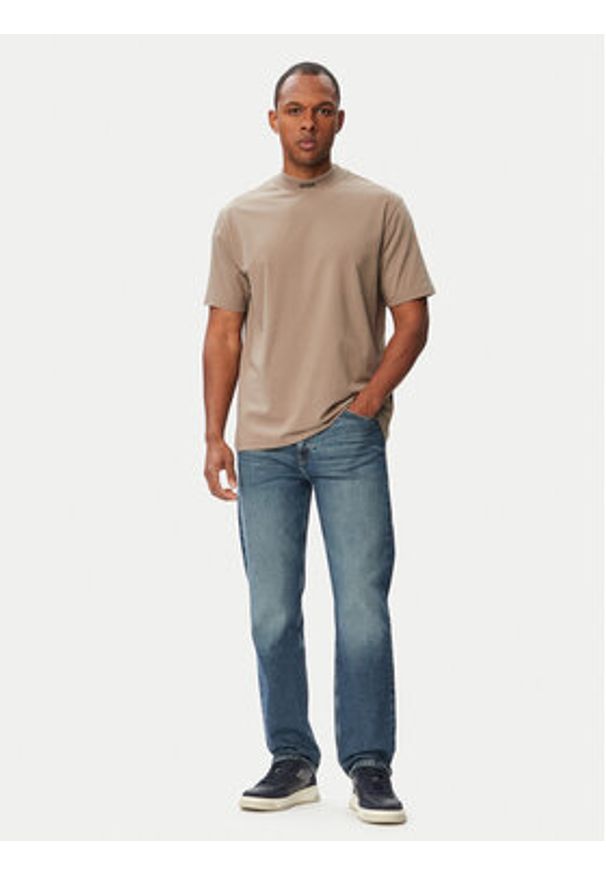 BOSS Jeansy Ogden 50569039 Granatowy Straight Fit. Kolor: niebieski