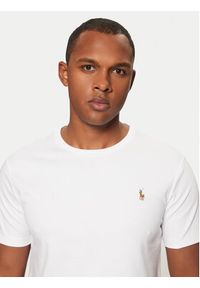 Polo Ralph Lauren T-Shirt 710740727 Biały Slim Fit. Typ kołnierza: polo. Kolor: biały. Materiał: bawełna