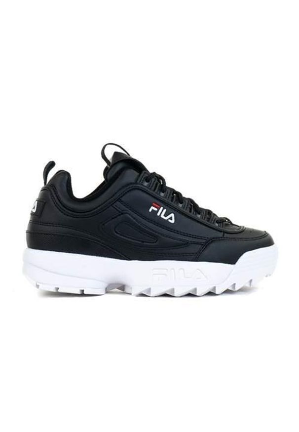 Buty do chodzenia dla dzieci Fila Disruptor Kids. Zapięcie: sznurówki. Kolor: biały, wielokolorowy, niebieski. Materiał: materiał, syntetyk, tkanina. Szerokość cholewki: normalna. Sport: turystyka piesza