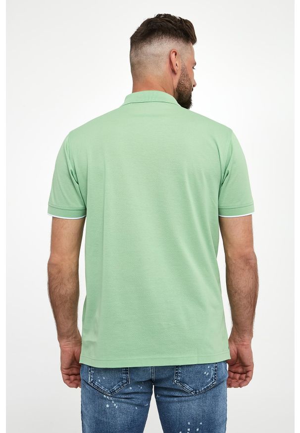 Karl Lagerfeld - Polo męskie z logo KARL LAGERFELD. Typ kołnierza: polo