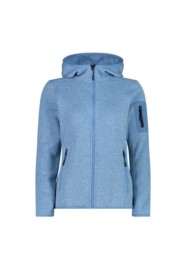 Bluza damska turystyczna CMP 3H19826. Kolor: niebieski. Materiał: polar. Sport: turystyka piesza