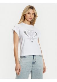 Guess T-Shirt W5RI06 I3Z14 Biały Regular Fit. Kolor: biały. Materiał: bawełna