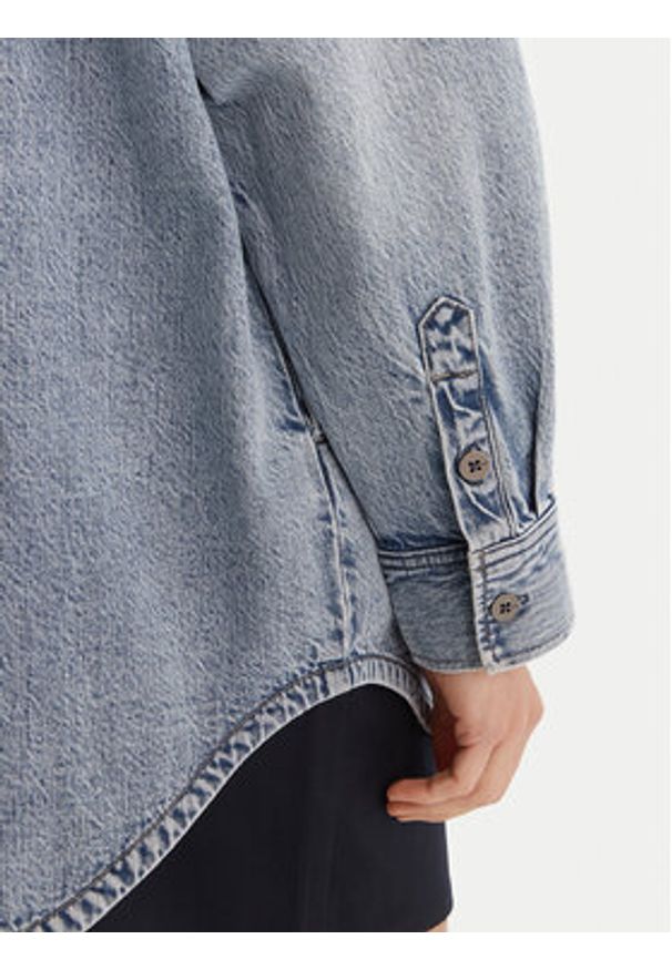 G-Star RAW - G-Star Raw Koszula jeansowa D26853-D536-G339 Niebieski Oversize. Kolor: niebieski. Materiał: jeans, bawełna