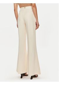 TwinSet - TWINSET Spodnie materiałowe 241TT2104 Beżowy Wide Leg. Kolor: beżowy. Materiał: wiskoza #3