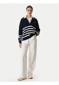 Tommy Jeans Sweter DW0DW22928 Granatowy Regular Fit. Kolor: niebieski. Materiał: bawełna #3