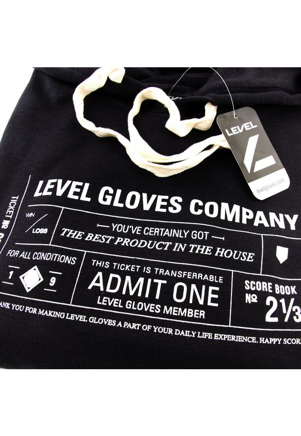Bluza damska Level Hoodie Bliss. Kolor: czarny. Materiał: bawełna, poliester