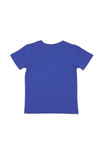 LEONE 1947 APPAREL - T-shirt z krótkim rękawem, nadrukiem Basic i logo. Kolor: niebieski. Długość rękawa: krótki rękaw. Długość: krótkie. Wzór: nadruk. Sport: joga i pilates