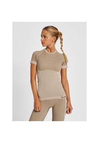 Koszulka damska Hummel Clea. Kolor: szary, brązowy, wielokolorowy. Sport: piłka nożna #1