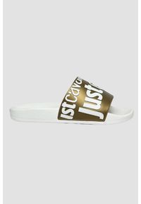 Just Cavalli - JUST CAVALLI Białe klapki Fondo Pool DIS. 1, Rozmiar 38. Kolor: biały #1