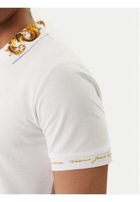 Versace Jeans Couture Polo 80GAGT12 CJ01T Czarny Slim Fit. Typ kołnierza: polo. Kolor: czarny. Materiał: bawełna #4