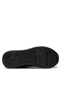 TOMMY HILFIGER - Tommy Hilfiger Sneakersy Corporate Knit Rib Runner FM0FM02838 Czarny. Kolor: czarny. Materiał: materiał #3