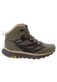Buty trekkingowe męskie Jack Wolfskin Terraventure Texapore Mid. Kolor: wielokolorowy, beżowy, brązowy. Sport: turystyka piesza #1