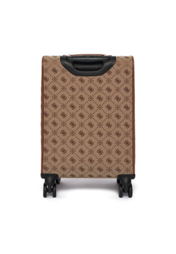 Guess Walizka kabinowa Melinda Logo TWLP99 02983 Beżowy. Kolor: beżowy. Materiał: poliester