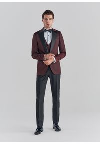 Pako Lorente - PAKO LORENTE – Marynarka smokingowa P22SF-3S-004-D-S. Okazja: na wesele, na ślub cywilny. Materiał: poliester, wiskoza #4