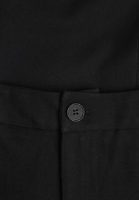 Renee - Czarny Komplet Garniturowy Asymetryczny Top Bandeau i Szerokie Spodnie Sirtila. Kolor: czarny. Materiał: poliester #6