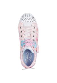 skechers - Adidasy Skechers Twinkle Sparks - Und, Dzieci. Kolor: różowy. Materiał: materiał, syntetyk