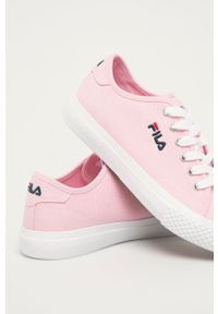 Fila Tenisówki damskie kolor różowy. Nosek buta: okrągły. Zapięcie: sznurówki. Kolor: różowy