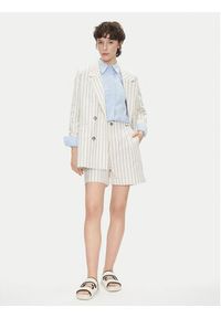 Pepe Jeans Szorty materiałowe Henar PL801163 Beżowy Loose Fit. Kolor: beżowy. Materiał: bawełna #5