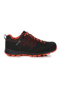 Samaris Low II Regatta męskie trekkingowe buty. Kolor: czarny. Materiał: guma, poliester. Sport: turystyka piesza