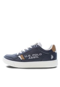 U.S. Polo Assn. Sneakersy Tymes TYMES004 Niebieski. Kolor: niebieski. Materiał: skóra