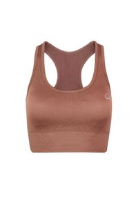 BESHAPED - Stanik Sportowy BeShaped Femme Force Bezszwowy. Kolor: różowy. Materiał: nylon