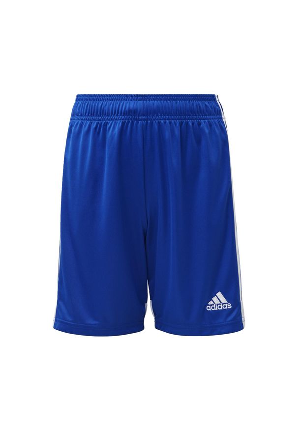 Adidas - Spodenki dla dzieci adidas Tastigo 19 Shorts. Kolor: niebieski, wielokolorowy, biały. Styl: sportowy