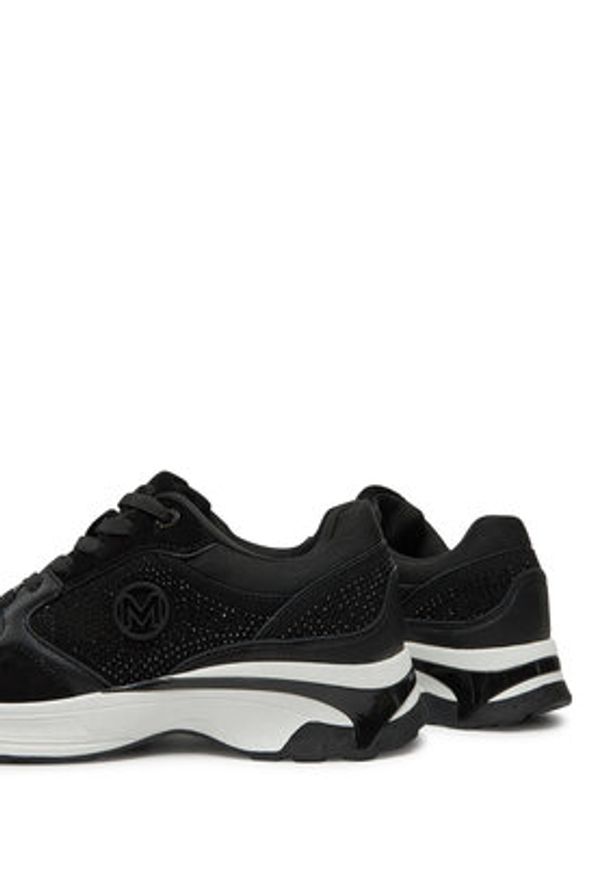 MEXX Sneakersy MI001009543W-01 Czarny. Kolor: czarny. Materiał: skóra