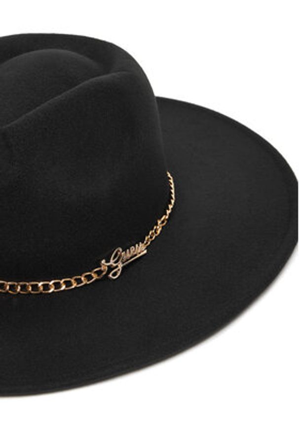 Guess Kapelusz AW5367 POL01 Czarny. Kolor: czarny. Materiał: poliester