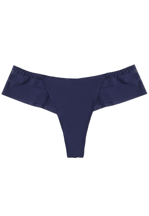 Intica - Sportowe majtki trójkątne z wysokiej jakości materiałów Earlene. Kolor: niebieski. Materiał: materiał