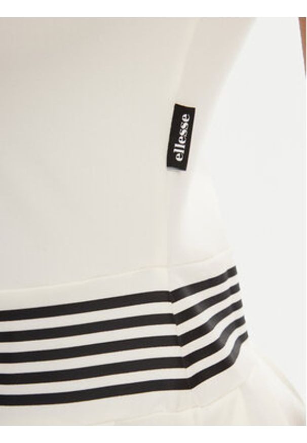 Ellesse Sukienka codzienna Medusa SGZ21966 Biały Slim Fit. Okazja: na co dzień. Kolor: biały. Materiał: syntetyk. Typ sukienki: proste. Styl: casual