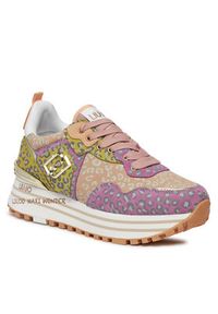 Liu Jo Sneakersy Maxi Wonder 01BA4047 PX195 Kolorowy. Materiał: skóra, zamsz. Wzór: kolorowy