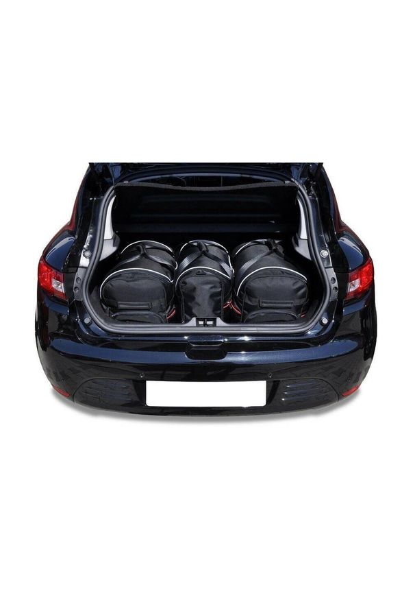 KJUST - Torby Do Bagażnika Renault Clio 2012-2019 3Szt Kjust. Kolor: czarny. Styl: sportowy